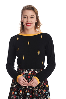 Banned - Star Strike Jumper - Black/Yellow